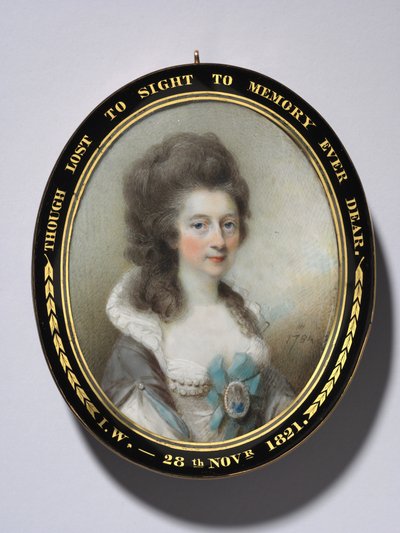 صورة للسيدة غريس آنا نيونهام ، 1784. بواسطة هوراس هون