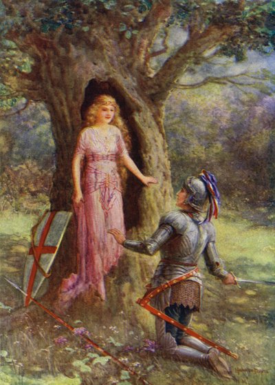 سانت دينيس من فرنسا و Fair Eglantine (لون ليثو) بواسطة هوارد ديفي