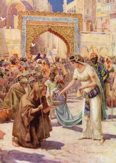 سانت جورج والأميرة صبرا (لون ليثو) بواسطة هوارد ديفي