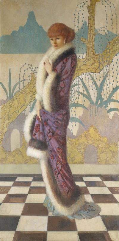 السيدة اثيل كوشينغ ، كاليفورنيا. 1912-14. بواسطة هوارد جاردينر كوشينغ