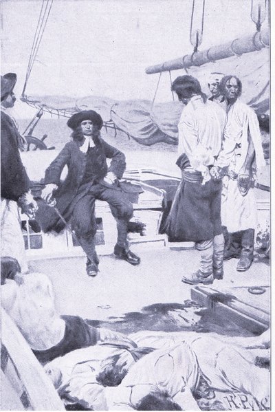 العقيد بريت والقراصنة ، من كتاب هوارد بيرز للكتاب القراصنة الذي نشره هاربر وبروس ، 1921 بواسطة هوارد بايل