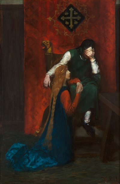 لقد خدعتني ، الخادمة الصغيرة ، من فيلم The Maid of Landevennec بقلم Justus Miles Foreman ، الذي نُشر في مجلة Harper