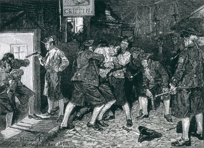 عصابة الصحافة في نيويورك ، من مجلة هاربر ، 1882 بواسطة هوارد بايل