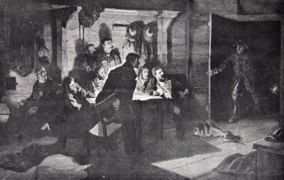 "حطام في النفي!" ، رسم توضيحي من Harper&39;s Weekly ، 1878 بواسطة هوارد بايل