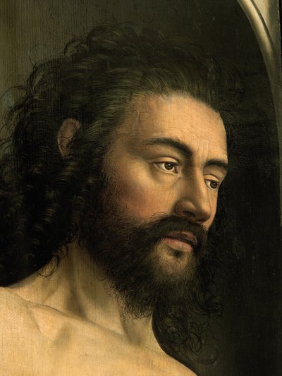 تفصيل لآدم ، من الجناح الأيسر لمذبح غينت بواسطة Hubert & Jan van (1390 1441) Eyck