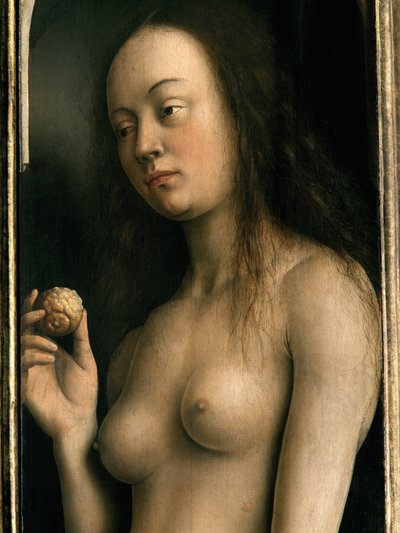 تفاصيل حواء ، من الجناح الأيمن لمذبح غينت بواسطة Hubert & Jan van (1390 1441) Eyck
