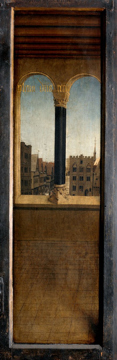 لوحة من الجزء الخارجي للمصراع الأيسر لمركبة Ghent Altarpiece بواسطة Hubert & Jan van (1390 1441) Eyck