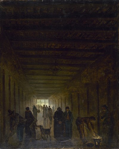 ممر سجن سان لازار ، ج. 1793. بواسطة هوبير روبرت