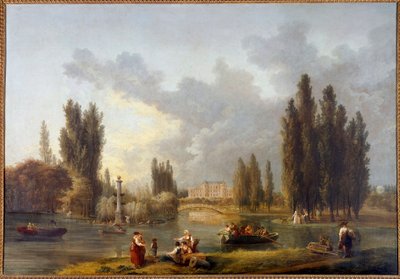 Le chateau de Mereville Painting by Hubert Robert (1733-1808) 18th century Sceaux, musee de l