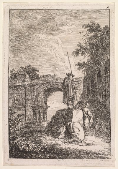 أمسيات روما: LArc de triomphe ، 1763-1764. بواسطة هوبير روبرت