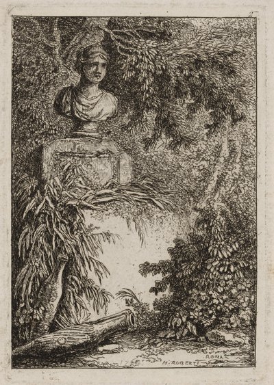 اللوحة الثانية من أمسيات روما ، 1763-1764 بواسطة هوبير روبرت