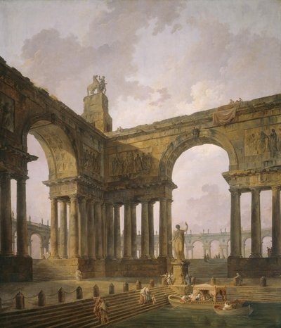 مكان الهبوط ، 1787-88 بواسطة هوبير روبرت