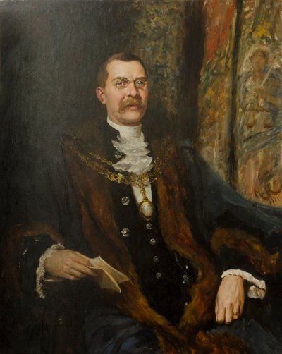 عضو مجلس محلي السير جورج هوسي ، 1901 بواسطة Hubert von Herkomer