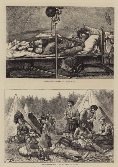 ألدرشوت ، معسكر المرتفعات بواسطة Hubert von Herkomer