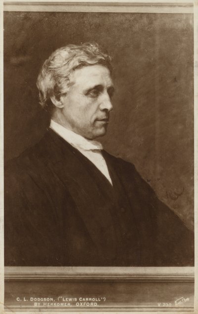 لويس كارول (1832-1898) ، كاتب إنجليزي بواسطة Hubert von Herkomer