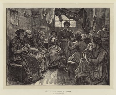 لو لودجينج هاوس ، سانت جايلز بواسطة Hubert von Herkomer