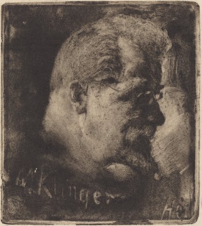 ماكس كلينجر بواسطة Hubert von Herkomer