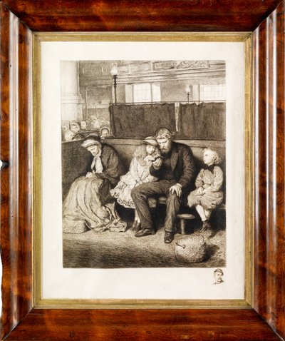 فيليب في الكنيسة (الحفر) بواسطة Hubert von Herkomer