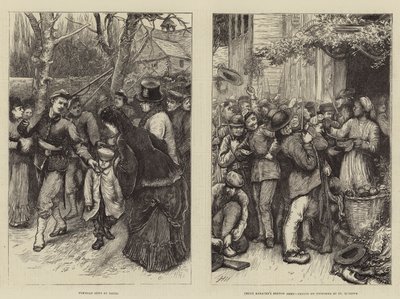 مشاهد في فرنسا بواسطة Hubert von Herkomer