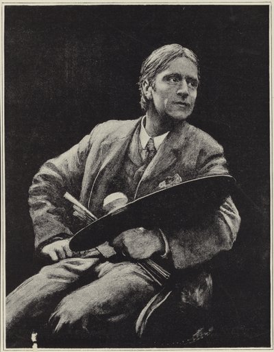 صورة ذاتية للفنان البريطاني Hubert Herkomer بواسطة Hubert von Herkomer