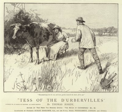 تيس من كوت urbervilles بواسطة Hubert von Herkomer