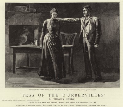 تيس من كوت urbervilles بواسطة Hubert von Herkomer