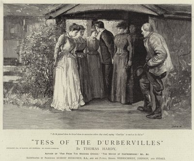 تيس من كوت urbervilles بواسطة Hubert von Herkomer