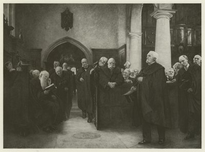 كنيسة تشارتر هاوس (الحفر) بواسطة Hubert von Herkomer