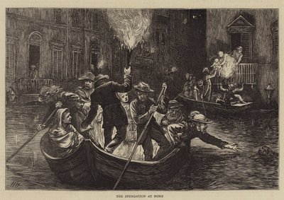 الغمر في روما بواسطة Hubert von Herkomer