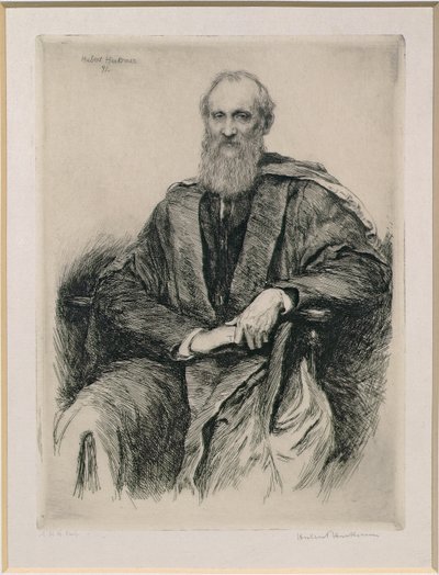 وليام طومسون ، بارون كلفن الأول (1824-1907) عالم رياضيات وفيزيائي بريطاني ، 1891 بواسطة Hubert von Herkomer