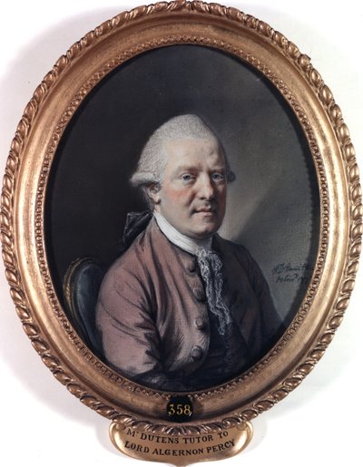 صورة السيد لويس دوتينز. 1773 (باستيل على ورق) بواسطة هيو دوجلاس هاملتون