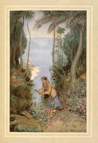 صيد السمك ، من فيلم "The Admirable Crichton" بقلم جي إم باري بواسطة هيو طومسون