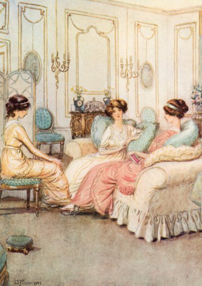 رسم توضيحي لـ JM Barries The Crichton الرائع بواسطة هيو طومسون