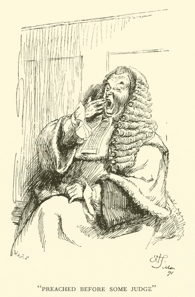 Preached before some Judge (engraving) بواسطة هيو طومسون