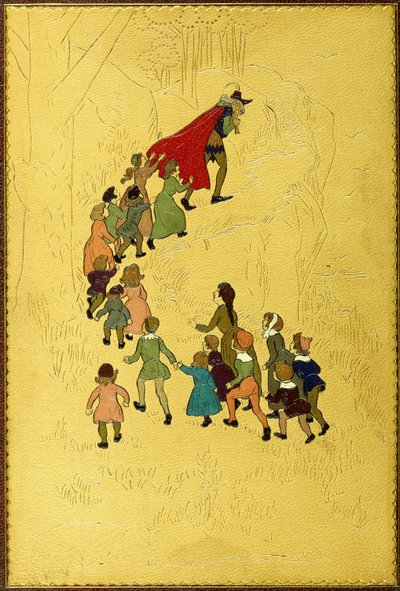 الغطاء العلوي ، مع توضيح للبايبر متبوعًا بالأطفال ، 1893 بواسطة هيو طومسون