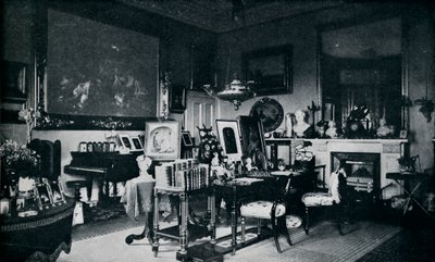 غرفة الجلوس الخاصة كوينز في أوزبورن ، c1899 ، 1901 بواسطة هيوز ومولينز