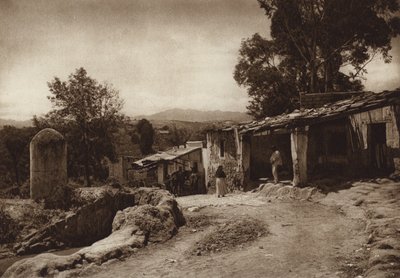 المكسيك: سان إستيبان، ضواحي العاصمة ميخيكو (صورة فوتوغرافية بالأبيض والأسود) بواسطة هوغو بريمه