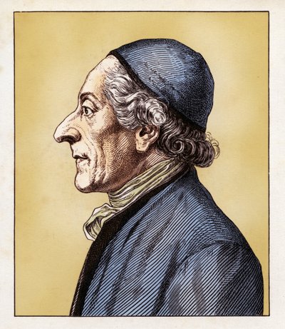 يوهان كاسبار لافاتير (11 نوفمبر 1741 - 2 يناير 1801) 1854 (نقش) بواسطة هوغو بوركنر