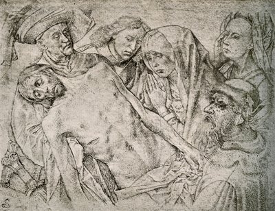 الرسم بعد الترسب من الصليب ، c1460-1480 ، 1908. بواسطة هوغو فان دير جويس