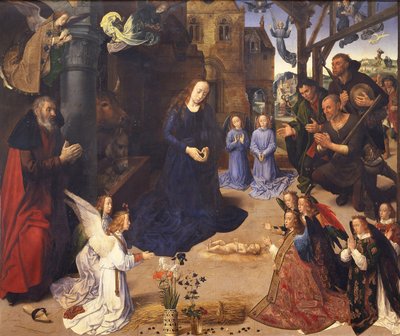 عشق الرعاة Portinari Triptych ، حوالي 1478 بواسطة هوغو فان دير جويس