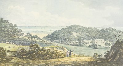منظر بانورامي "بعد" ، من الكتاب الأحمر لأنطوني هاوس ، c.1812 بواسطة همفري ريبتون