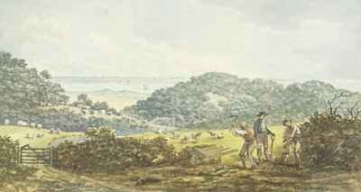 منظر بانورامي "قبل" ، من الكتاب الأحمر لأنطوني هاوس ، c.1812 بواسطة همفري ريبتون