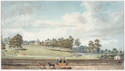 The Harwich Coach (مرحاض على ورق منسوج) بواسطة همفري ريبتون