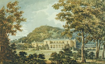 الجبهة الجنوبية مع الجبهة الشرقية في المنظور ، من الكتاب الأحمر لأنطوني هاوس ، c.1812 بواسطة همفري ريبتون