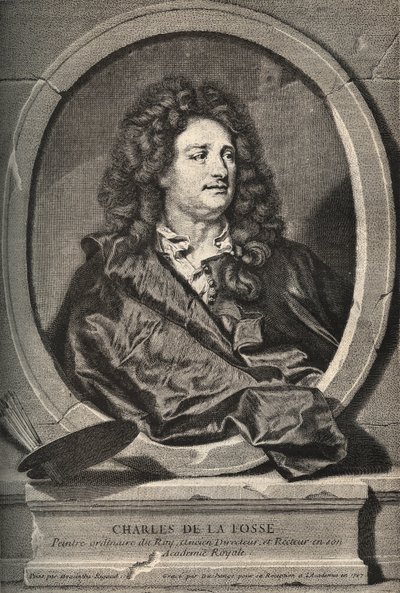 صورة لشارل دي لا فوس (1636-1716) رسام فرنسي - نقش بواسطة دومتشينج بقلم هـ. ريغو بواسطة صفير (بعد) ريغو