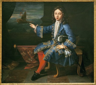 صورة لكونت تولوز (1678-1737). (ابن لويس الرابع عشر المعترف به (1638-1715) ومدام دي مونتيسبان (فرانسواز أثينيس ، مركيز مونتيسبان) بواسطة صفير فرانسوا ريغو