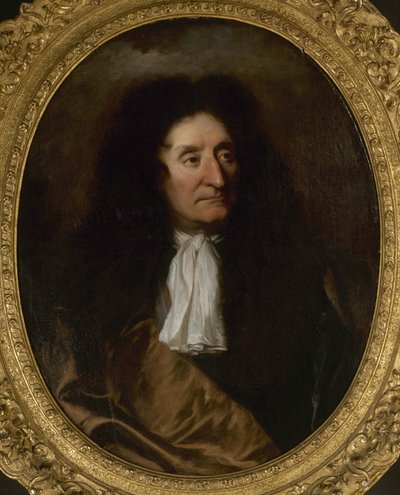 صورة جان دي لافونتين 1621-1695 ، ج. 1680. بواسطة Hyacinthe François Honoré Rigaud