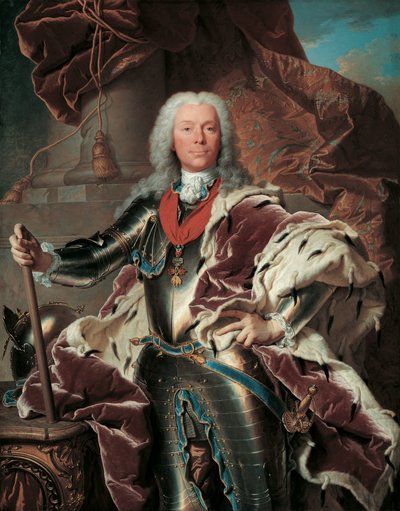 صورة للأمير جوزيف وينزل الأول فون ليختنشتاين (1696-1772) بواسطة Hyacinthe Rigaud