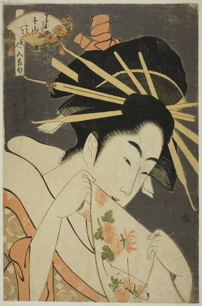 المحظية سنزان من الشوجية ، من مسلسل "جميلات المهرجانات الخمسة (بيجين جوسيكو)" بواسطة Ichirakutei Eisui