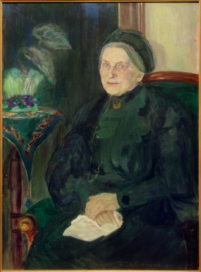 صورة سيدة مسنة (إيما تورك) بواسطة Ida Gerhardi